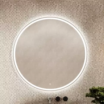 Зеркало Sancos Bella D100 с подсветкой, с сенсорным выключателем