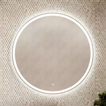 Зеркало Sancos Bella D80 с подсветкой, с сенсорным выключателем