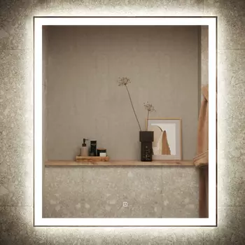 Зеркало Sancos City 70х80 с подсветкой, с сенсорным выключателем