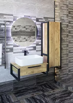 Зеркало Sanflor Гард 70 с подсветкой