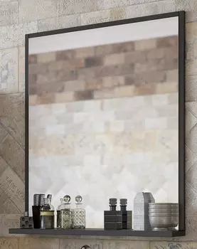 Зеркало Sanflor Норд 80 с полкой, тауп