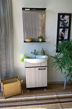 Зеркало Sanflor Толедо 50 венге/орегон