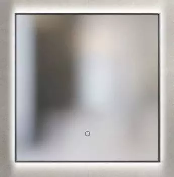 Зеркало SanVit Панорама Black 60x60 с LED подсветкой