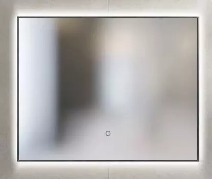 Зеркало Sanvit Панорама Black 90x60 с LED подсветкой