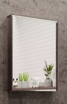 Зеркало-шкаф Акватон Стоун 60 грецкий орех