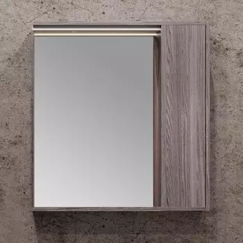 Зеркало-шкаф Акватон Стоун 80 грецкий орех