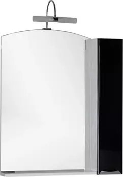 Зеркало-шкаф Aquanet Асти 75 черный