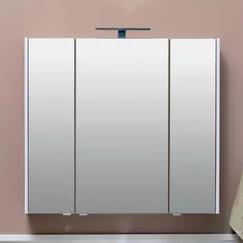 Зеркало-шкаф Aquanet Августа 100 дуб сонома