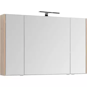 Зеркало-шкаф Aquanet Остин 120 дуб сонома/ белый