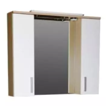 Зеркало-шкаф Aquanet Тиана 100 светлый дуб