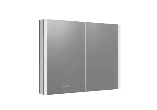 Зеркало-шкаф Aquatek AQ7809-MLC 80 с подсветкой, сенсорное управление, хром