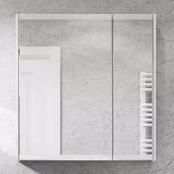 Зеркало-шкаф Aquaton Нортон 80 белый глянец