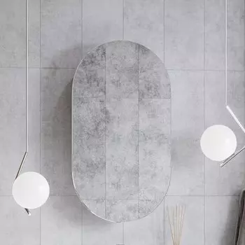 Зеркало-шкаф Aquaton Оливия белый глянец