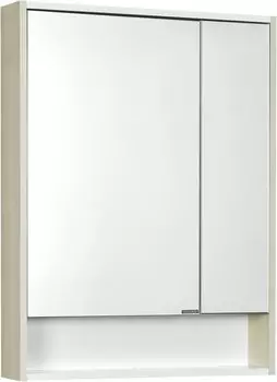 Зеркало-шкаф Aquaton Рико 65 белый, ясень фабрик