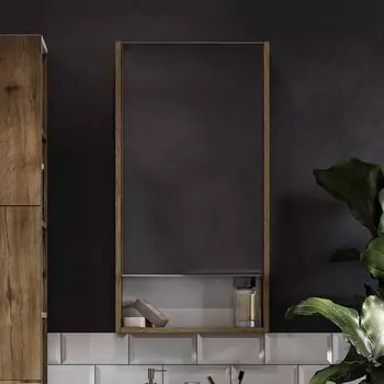 Зеркало-шкаф Aquaton Сканди 45 дуб рустикальный