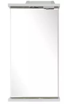 Зеркало-шкаф ASB-Mebel Марко 40 с подсветкой, дуб золотой/белый