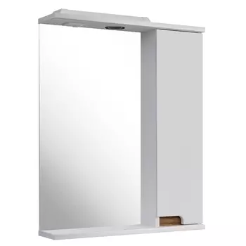 Зеркало-шкаф ASB-Mebel Вита 60 R белое, дуб золотой