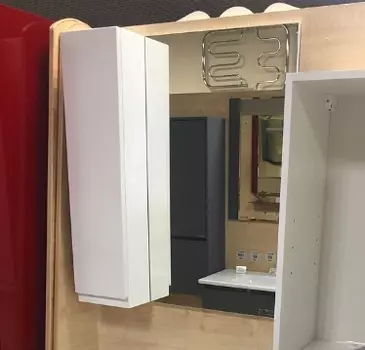 Зеркало-шкаф Bellezza Асти 70 L белый