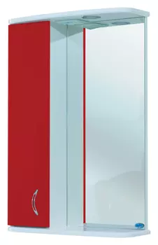 Зеркало-шкаф Bellezza Астра 55 L бордо