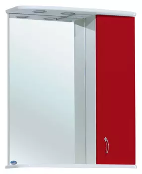 Зеркало-шкаф Bellezza Астра 60 R бордо