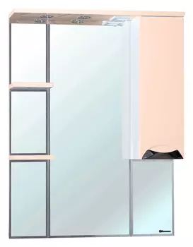 Зеркало-шкаф Bellezza Белла Люкс 75 R бежевый