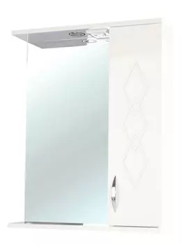 Зеркало-шкаф Bellezza Элеганс 50 R с подсветкой бежевый