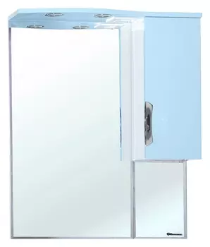 Зеркало-шкаф Bellezza Лагуна 65 R голубой