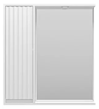 Зеркало-шкаф Brevita Balaton 75 левое белое