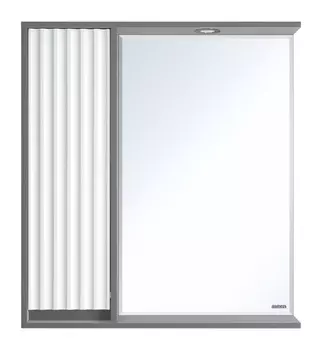 Зеркало-шкаф Brevita Balaton 75 левое белое, серое