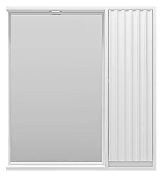 Зеркало-шкаф Brevita Balaton 75 правое белое