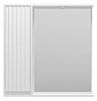 Зеркало-шкаф Brevita Balaton 80 левое белое