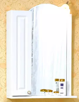 Зеркало-шкаф Бриклаер Анна 60 белый L