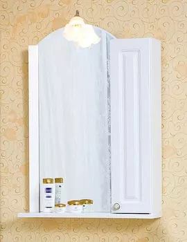 Зеркало-шкаф Бриклаер Анна 60 белый R