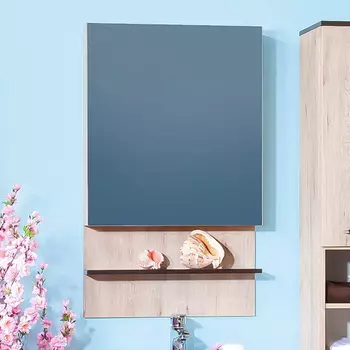 Зеркало-шкаф Бриклаер Карибы / Техас 60 дуб кантри, венге