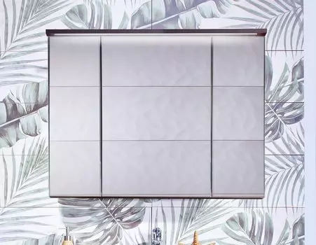 Зеркало-шкаф Бриклаер Кристалл 95 ясень анкор темный