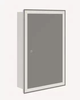 Зеркало-шкаф Corozo Толедо 50/C c подсветкой, белый