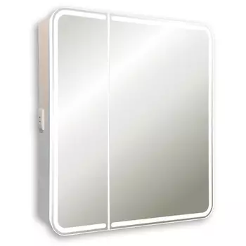 Зеркало-шкаф Creto Zoe 80 с LED-подсветкой, белый