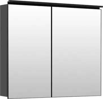 Зеркало-шкаф De Aqua Алюминиум 90 черный