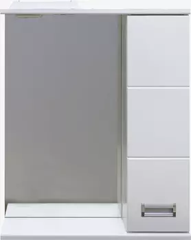 Зеркало-шкаф DIWO Дмитров 60 R с подсветкой, белый