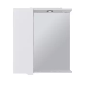 Зеркало-шкаф Emmy Агата 50 с подсветкой, левое