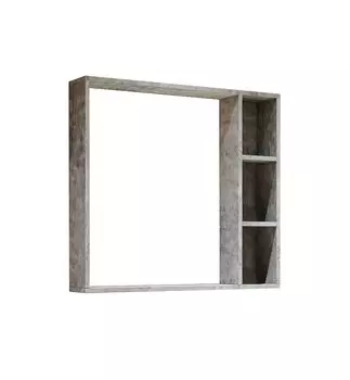 Зеркало-шкаф Grossman Фалькон 80 бетон