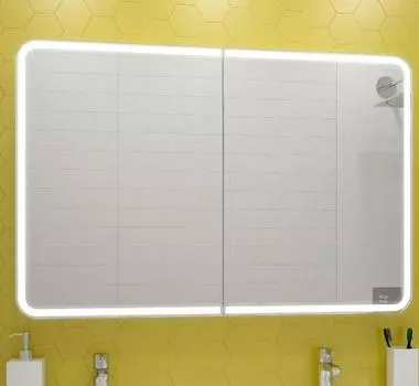 Зеркало-шкаф Континент Avenue Led 120 с подсветкой