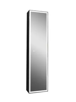 Зеркало-шкаф Континент Mirror Box Black МВК050 40х160 см