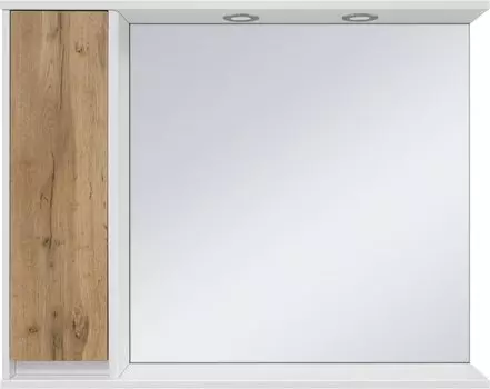 Зеркало-шкаф Misty Адриана 90 L, с подсветкой