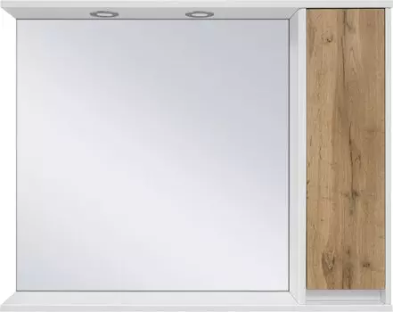 Зеркало-шкаф Misty Адриана 90 R, с подсветкой
