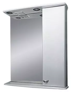 Зеркало-шкаф Misty Астра 50 с подсветкой, белый R