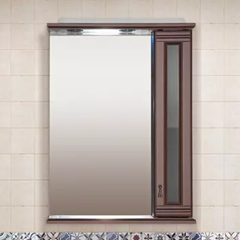 Зеркало-шкаф Misty Дублин 70 R, орех