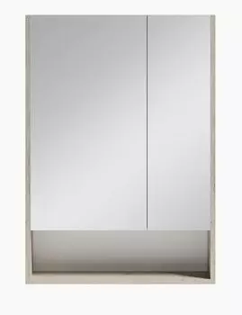 Зеркало-шкаф Misty Мускат 60 дуб галифакс белый