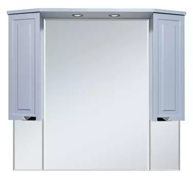 Зеркало-шкаф Misty Терра 110 серое