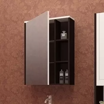 Зеркало-шкаф Mixline Боско 65 белый/венге